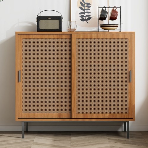 Sideboard rattan sliding barn - sideboard,