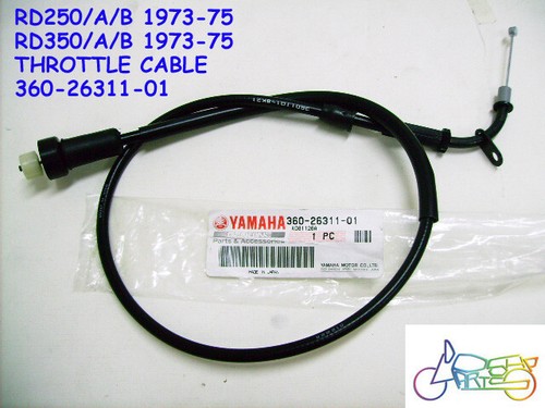 Yamaha rd350 rd250 throttle - rd350,