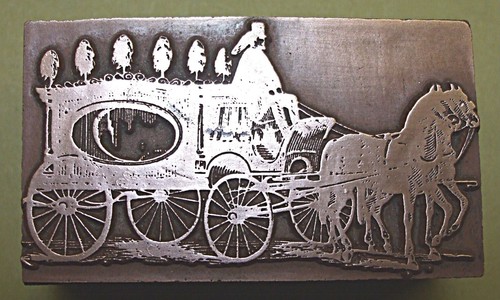 Funeral carriage 19th - "funeral, (19th