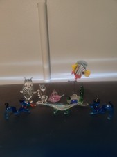miniature glass animal figurines. Vintage