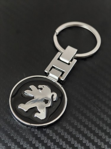 Metal keychain for - keychain, peugeot