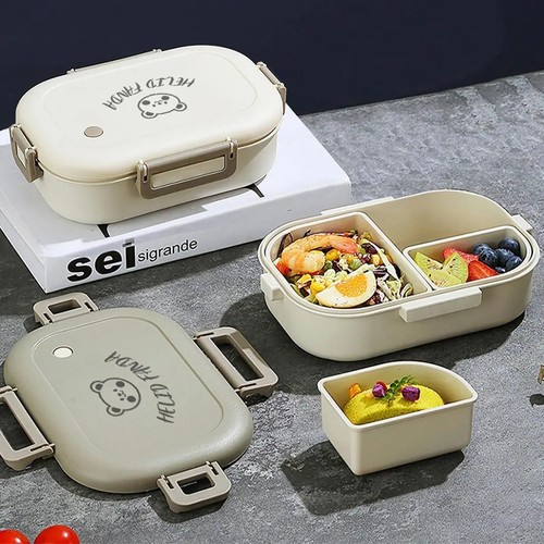 Bento box portable - portable, plastic