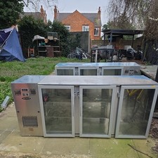  2× Undercounter 3door Fridge