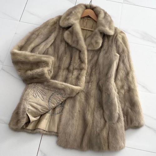 Brand mink fur coat - brand, white