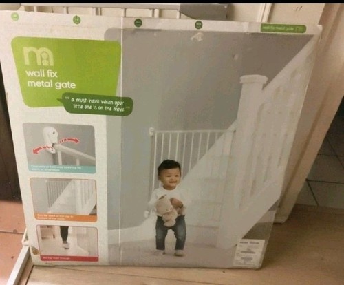Mothercare wall fix metal gate