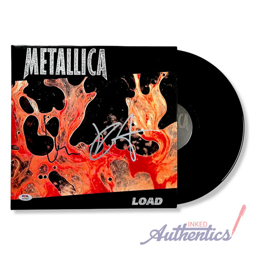 Metallica signed autographed - metallica,