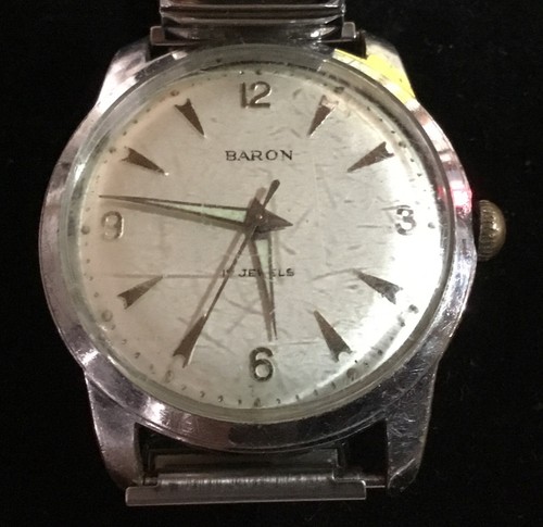 Vintage barron 17j cal 412a - vintage,