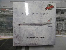 RETRO AEROCLASSICS 1/400 DIECAST MODEL AIRLINER AEROFLOT AIRLINES TUPOLEV TU-104