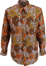 Mens 70s Mens Copper and Brown