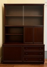 Vintage solid wood cabinet - solid, —