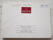 ROVER MAESTRO 1.3 DIESEL MODELS Car Owners Handbook 1993＃AKM6956 2ND ED
