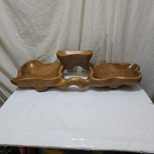 Vintage wooden hand solid - wooden,