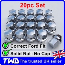 20x CHROME ALLOY WHEEL NUTS