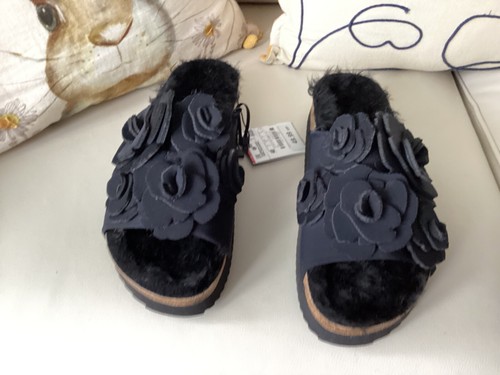 Zara black flower detail - zara,