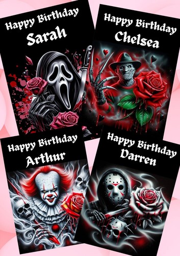 Personalised birthday card - personalised,