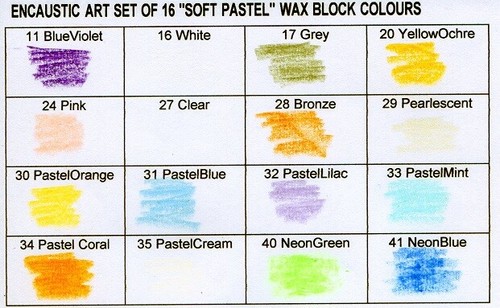 Encaustic art wax blocks 16 - encaustic,