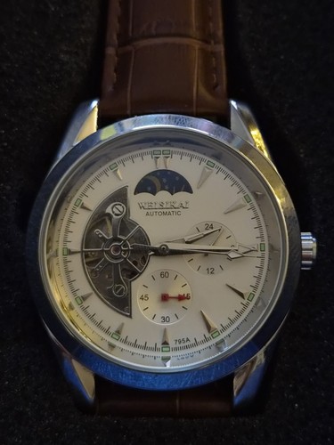 Moonphase watch luminous - moonphase,
