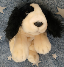 Vintage Toys R Us Animal Alley Black & Cream Cocker Springer Spaniel Soft Toy