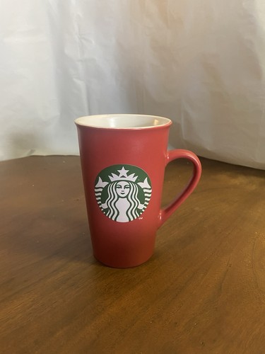 2013starbucks red ceramic tall - 2013starbucks,