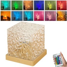 RGB Cube Northern Lights Aurora Projector Lamp Ocean Wave Night Light 16 Colour