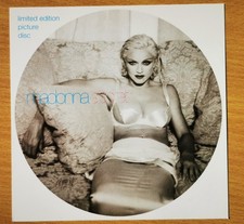 MADONNA DISPLAY CARD Secret UK Orig PROMO ONLY Picture Disc Insert (no disc Mint