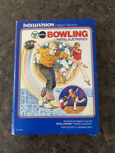 Mattel intellivision bowling - mattel,