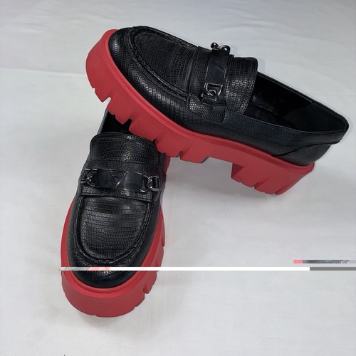 Guess black chunky - black, loafers