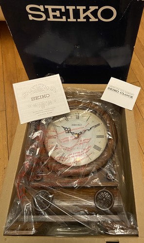 Seiko oak mantle clock - seiko,