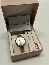 DIAMONIQUE Watch & Bracelet Set Womans - New Gift Set as Pictured