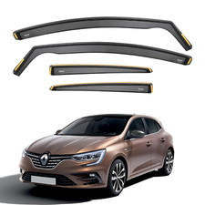 ISPEED Wind Deflectors for Renault Megane MK4 2016-2024 5-Door Hatchback 4pc Set