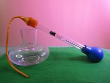 BIG Hydrometer BUNDLE Antique Vintage Clear Glass + Chemist style bottle vase