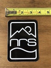 NRS Kayaking Black/White Sticker/Decal Whitewater Kayak Boating Paddle