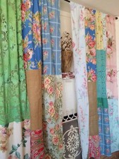 2 Pcs Indian Sari Patchwork
