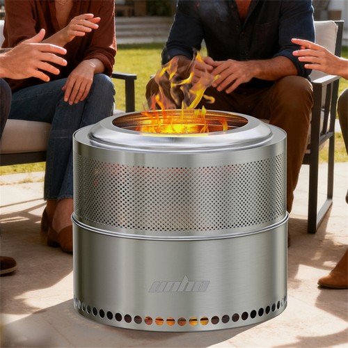 Stainless steel smokeless - xl,