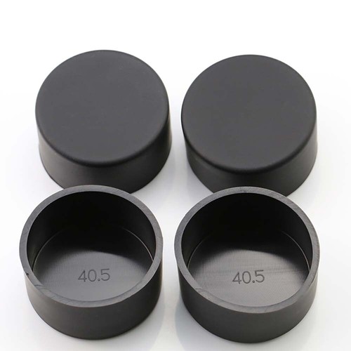Round plastic black blanking - plastic,