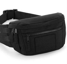 Tactical MOLLE Waist Bag 3L Military Belt Chest Bag Utility Pouch Black