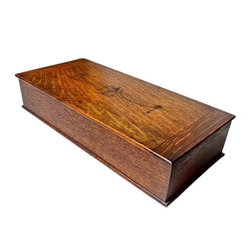Antique oak silk lined - antique,