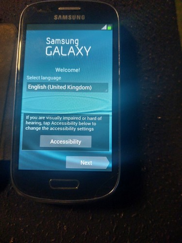 Samsung galaxy mini blue - samsung,