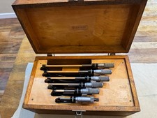 Superb LS Starrett no. 436  imperial 6x  External Micrometers  in original box