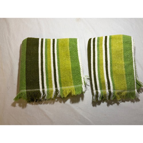 Vintage 70s green striped - green,