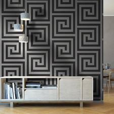 Black Silver Geometric