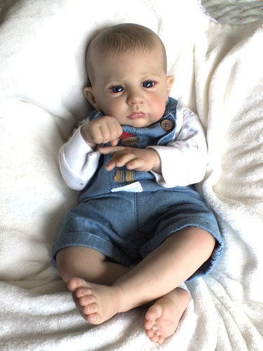 Reborn baby boy doll cameron - boy,