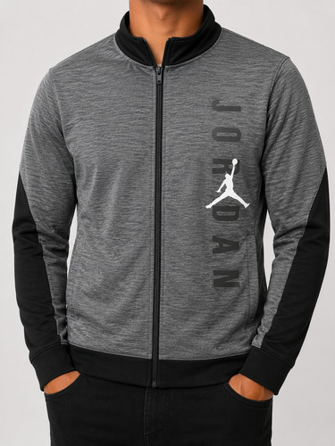 Jordan men gray track jacket - jordan,