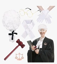 6Pcs Judge Costume Accessories