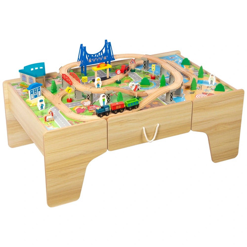 Wooden train set - wooden,