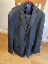 Thomas Nash Men's Grey Suit 2-Piece Jacket 50” R. Trousers 42” R