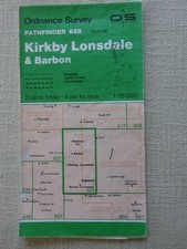 OS PATHFINDER MAP KIRKBY