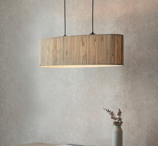 VERY Ceiling Pendant Light Seagrass Longshore Woven natural  RRP£130  OPEN BOX