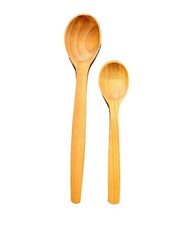 Wooden spoon utensil cooking Little Spoons Coffe Sugar Salt Cherry Wood small