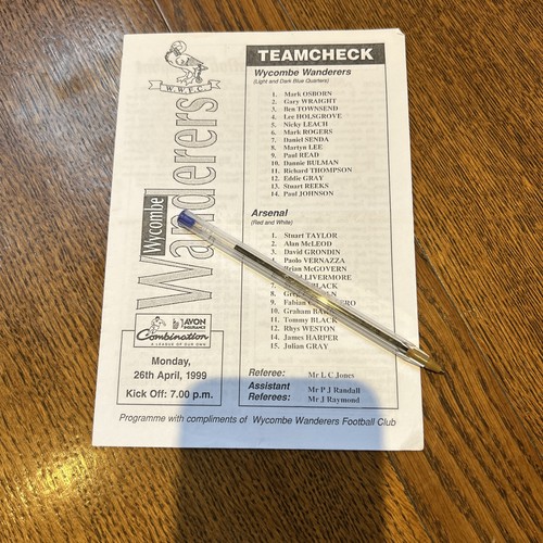 Wycombe wanderers v - wanderers,